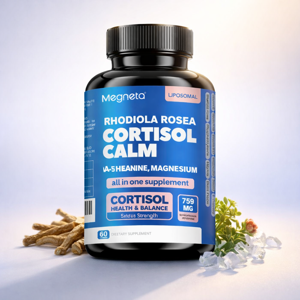 CORTISOL CALM – Suplemento para el Estrés, el Sueño y la Energía