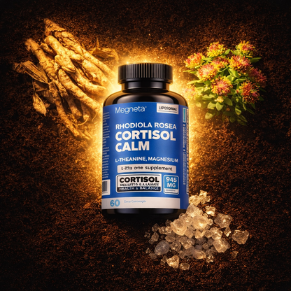 CORTISOL CALM – Suplemento para el Estrés, el Sueño y la Energía